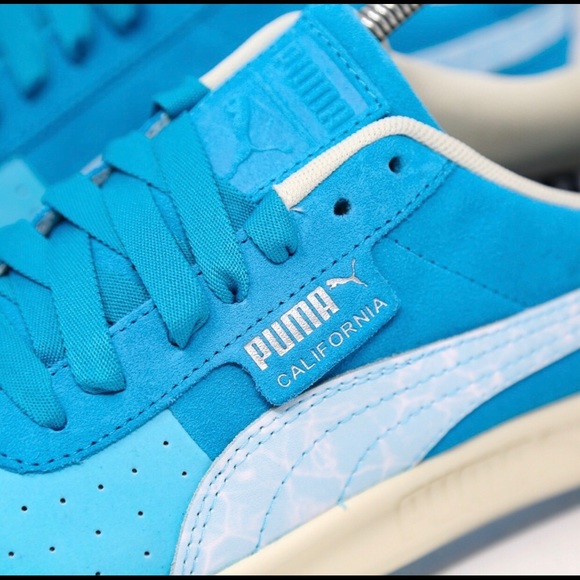 Puma California Cali blue skateboard sneaker Sz 9 - Picture 5 of 6